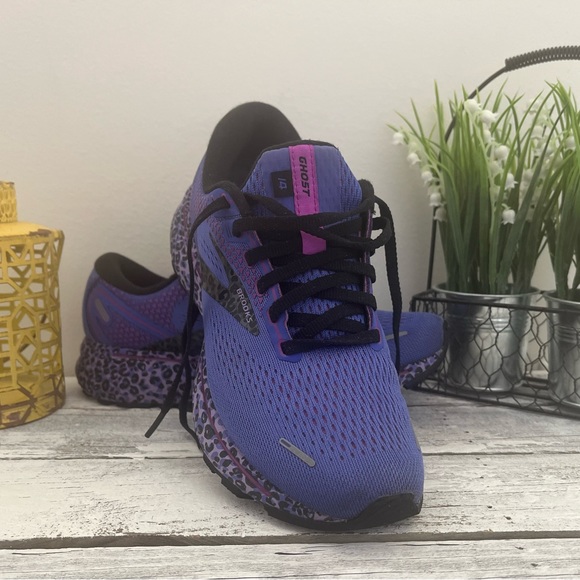 Brooks Shoes Brooks Ghost 4 Limited Edition Purple Cheetah Sneakers